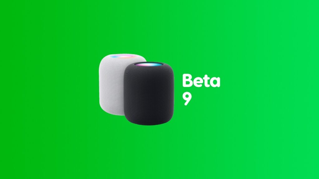 Download HomePod 26 beta 9.