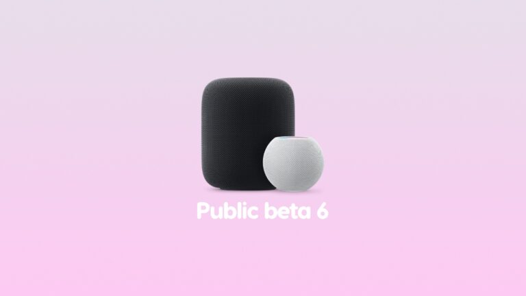 HomePod Software 26 Public Beta 6 Now Available