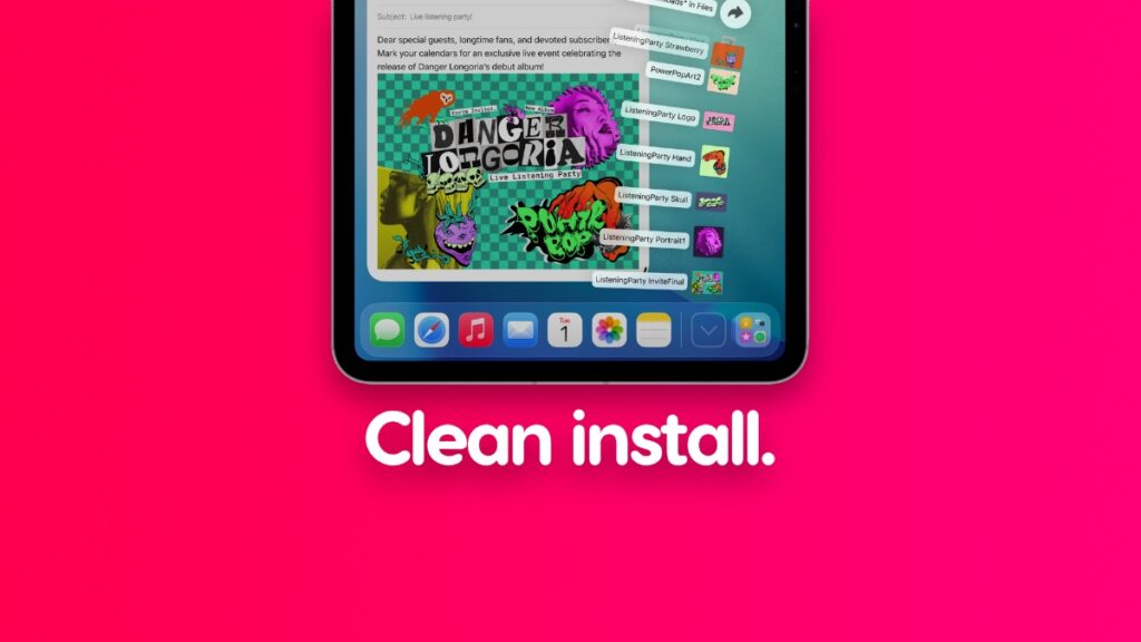 Clean install iOS 26 and iPadOS 26.