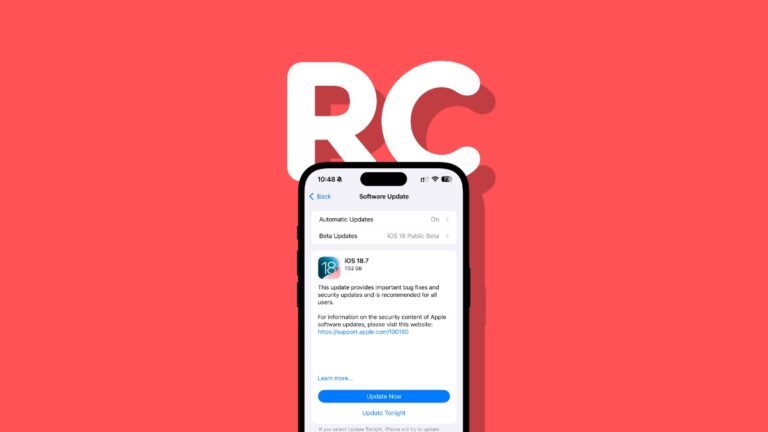 Download iOS 18.7 and iPadOS 18.7 RC for iPhone and iPad
