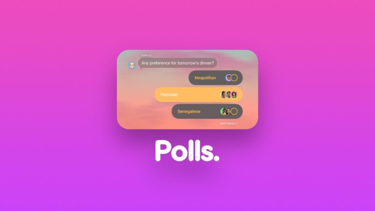 How to Create Polls in iOS 26 and macOS 26 Messages App