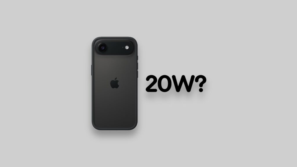 iPhone Air supports 20W MagSafe and Qi2 charging.