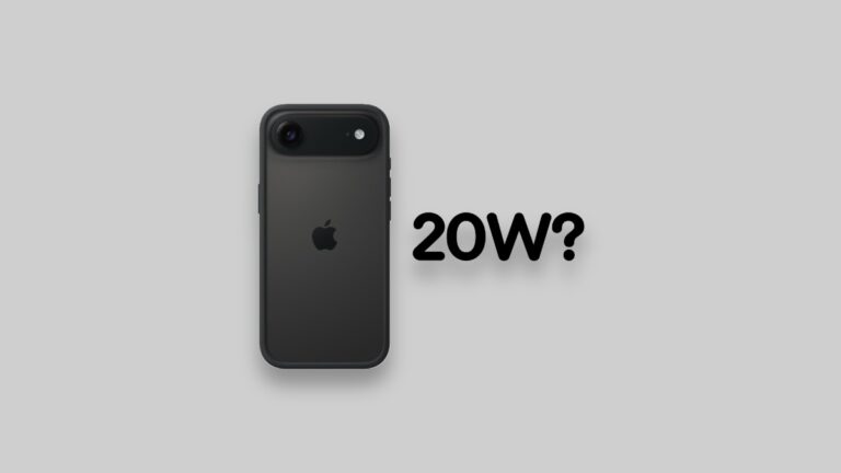 iPhone Air Supports MagSafe and Qi2 Wireless Charging at 20W