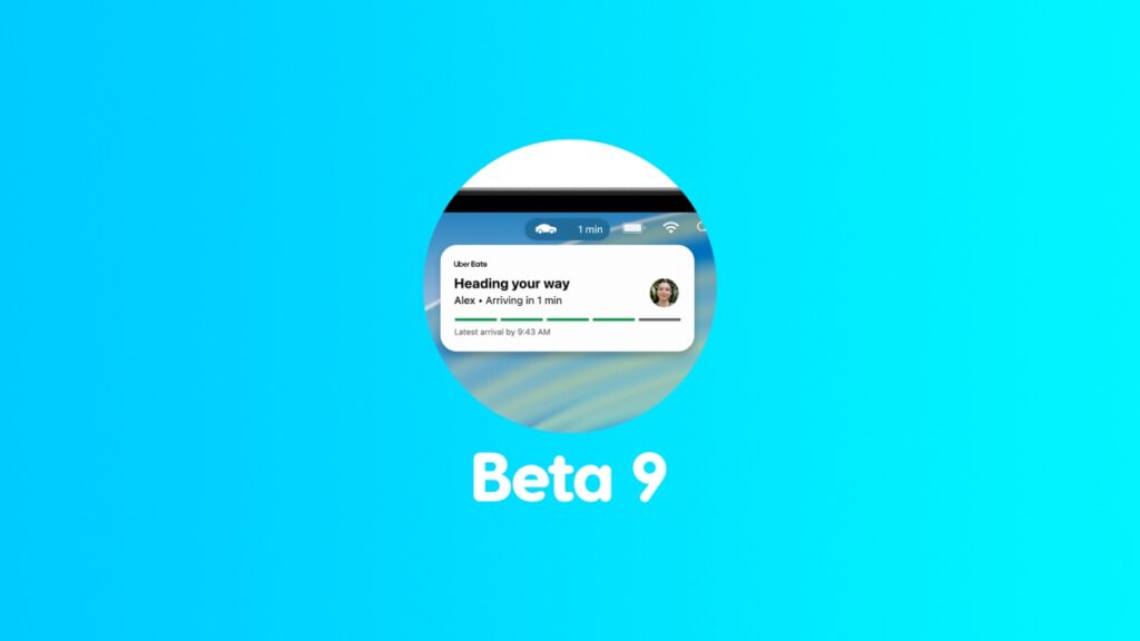 macOS 26 Tahoe beta 9.