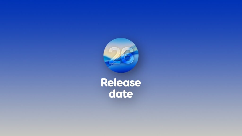 macOS 26 Tahoe official release date.