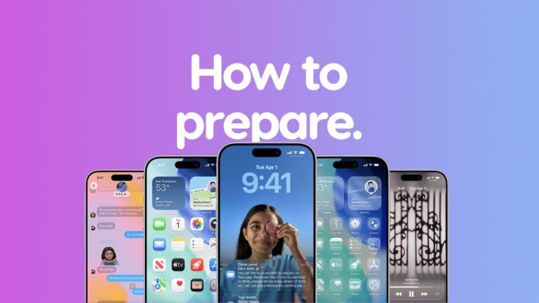 How to Prepare iPhone and iPad for iOS 26 and iPadOS 26