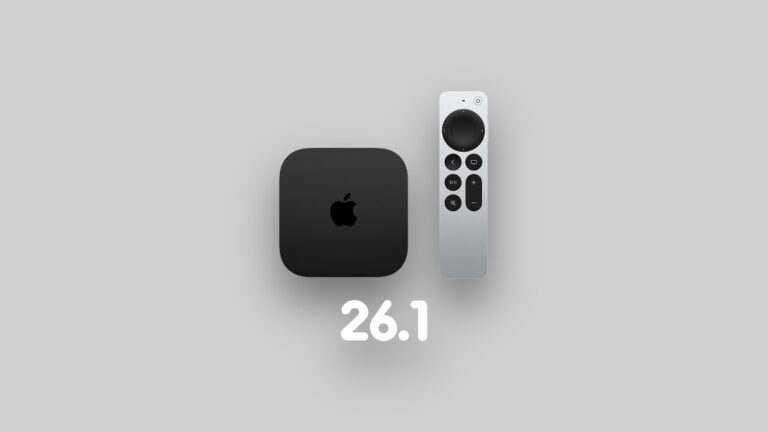 Download tvOS 26.1 Developer Beta 1 for Apple TV