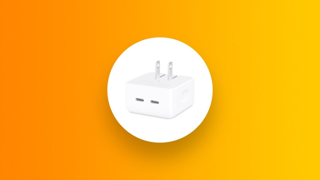 Discount on Apple 35W charger.