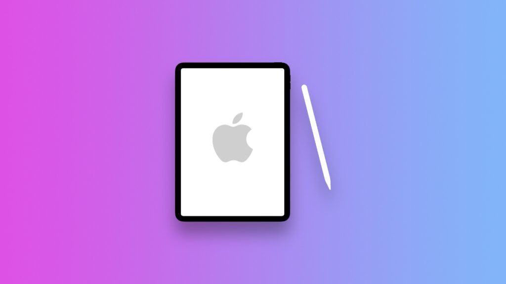 Correct orientation to attach Apple Pencil.