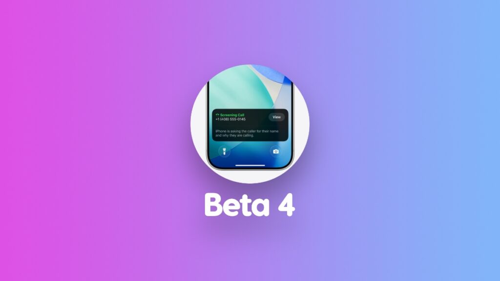 Download iOS 26.1 and iPadOS 26.1 beta 4.