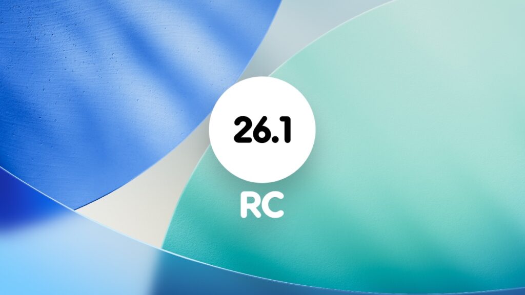 Download iOS 26.1 and iPadOS 26.1 RC.