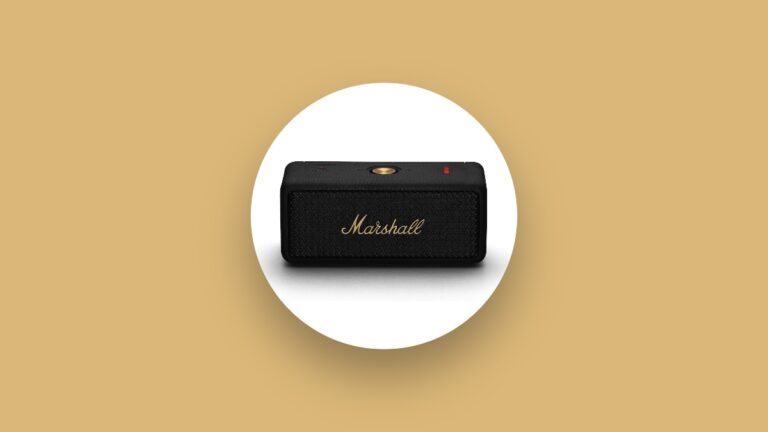 Save 47% Off the Marshall Emberton II Bluetooth Speaker