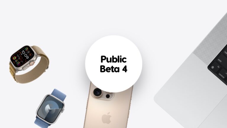 Download iOS 26.1, macOS 26.1, watchOS 26.1 Public Beta 4