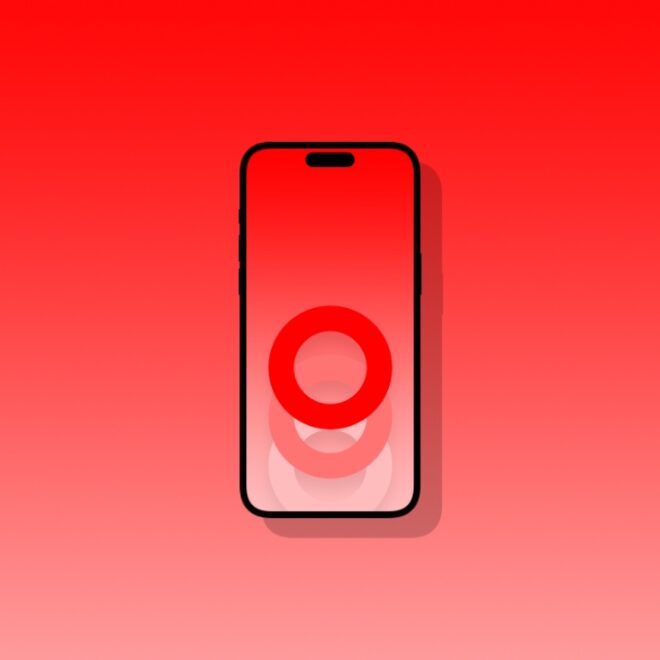 Download the Red Rings Wallpaper for iPhone