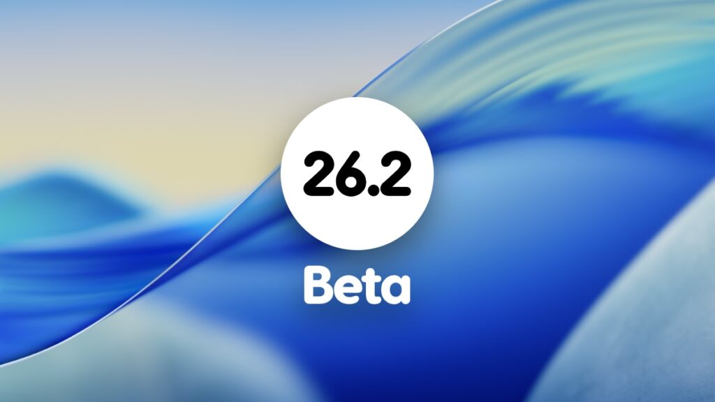 Download macOS 26.2 Tahoe developer beta 1.