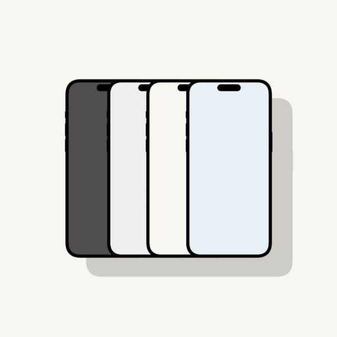 iPhone Air Solid and Gradient Color Matching Wallpapers