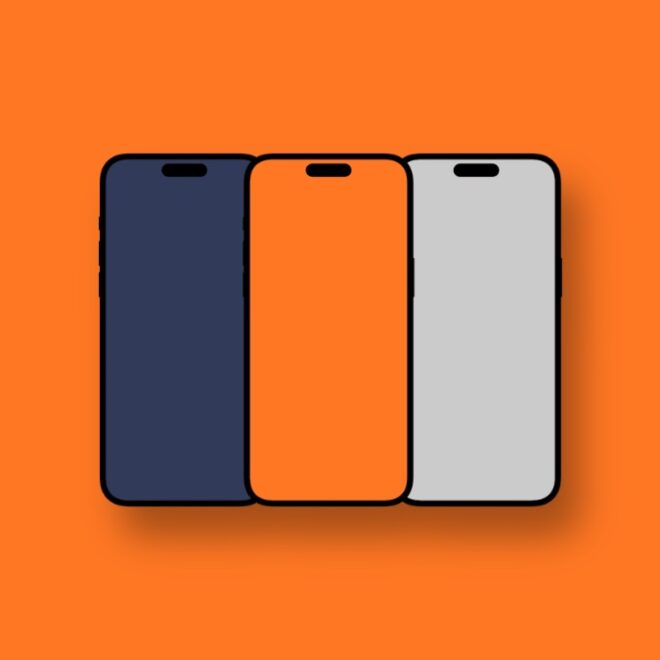 Download iPhone 17 Pro Solid Color Matching Wallpapers