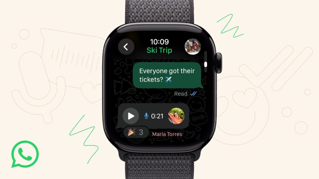 WhatsApp for Apple Watch released.