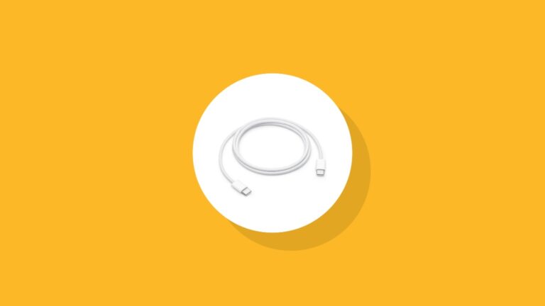 Get the Official Apple 60W USB-C Charging Cable for $10.99 Only