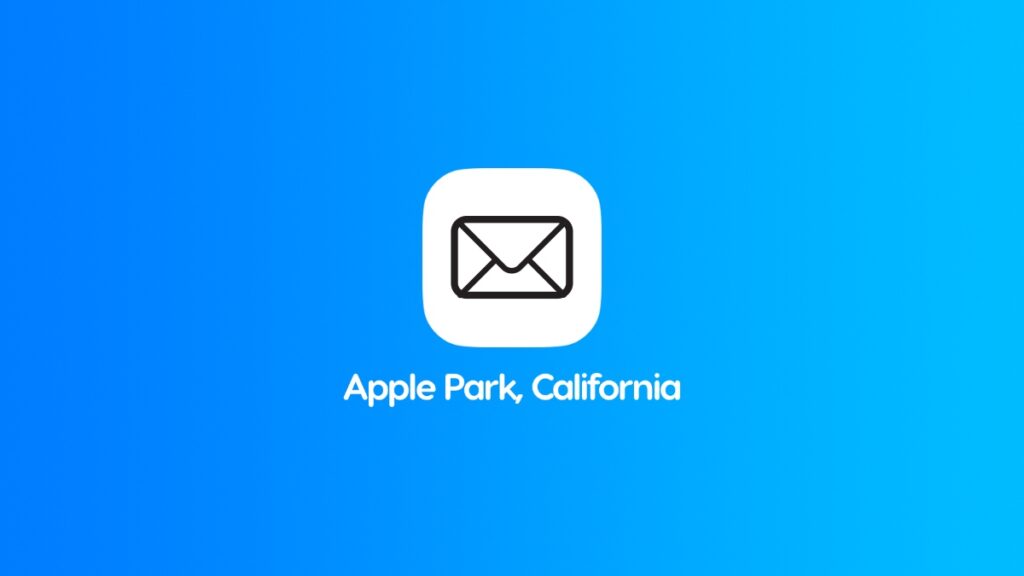 Apple Park address on Mail app icon