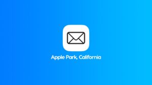 Mail App Icon has the Apple Park Address on it