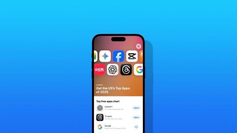 Apple Shares Most Downloaded Apps and Games in 2025