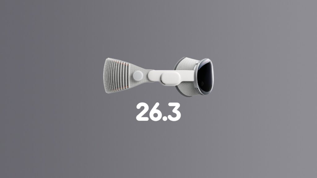 Download visionOS 26.3 beta 1 update