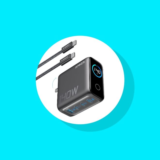 Get 35% Off 140W Anker Charger with Display and 3 USB-C Ports