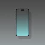 Download the Teal Gradient Wallpaper for iPhone and iPad