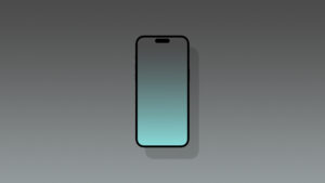 Download the Teal Gradient Wallpaper for iPhone and iPad