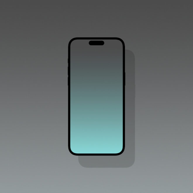 Download the Teal Gradient Wallpaper for iPhone and iPad