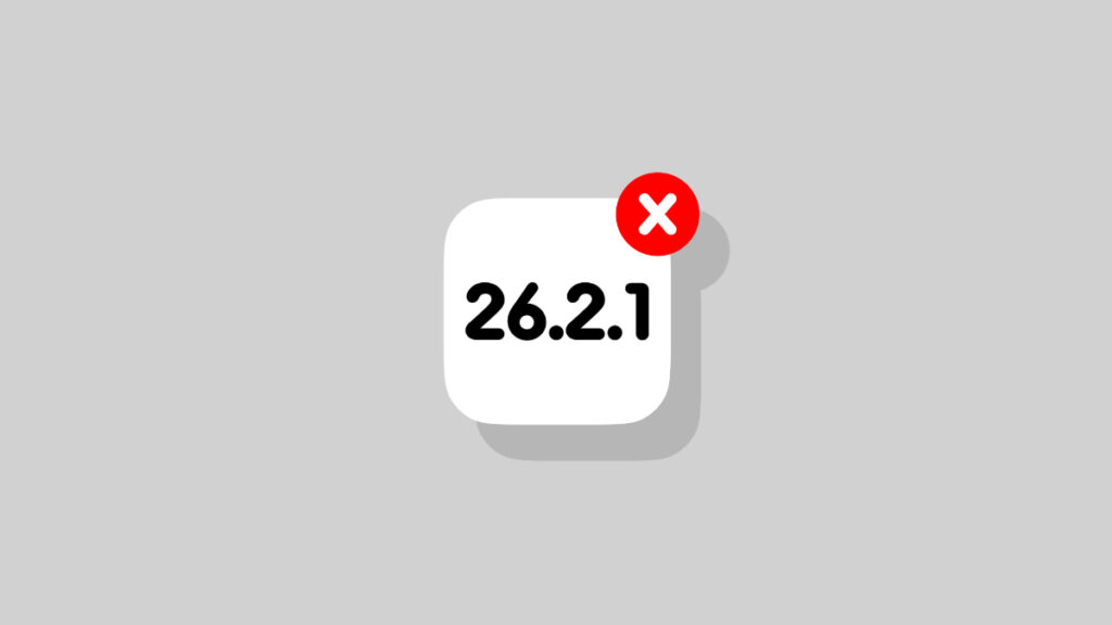 Apple not signing iOS 26.2.1 and iPadOS 26.2.1
