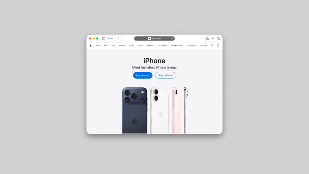 Enable Compact tab view in Safari