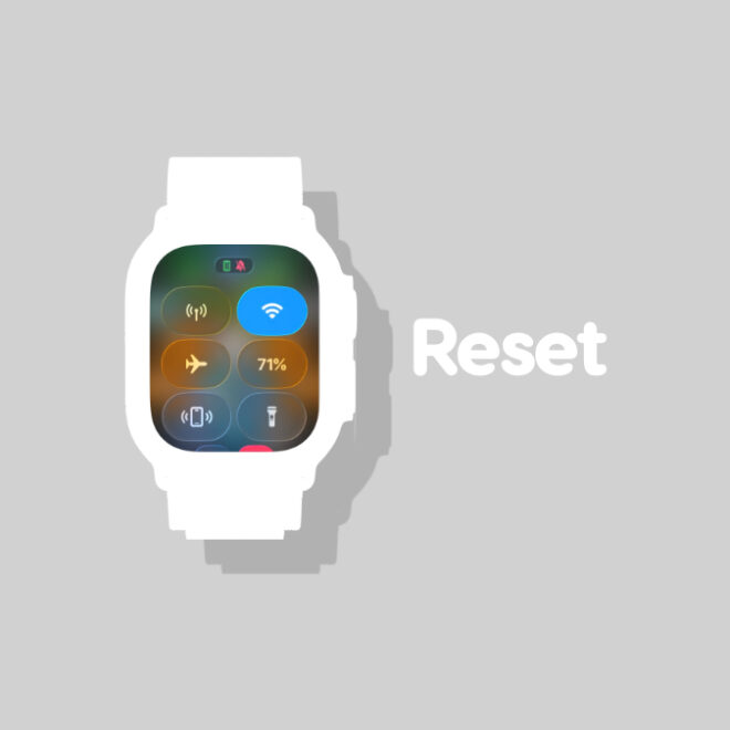 How to Reset Apple Watch Control Center Layout