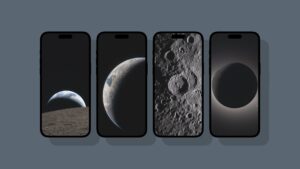 Download Artemis II Earth and Moon Wallpapers for iPhone