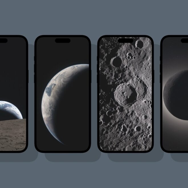 Download Artemis II Earth and Moon Wallpapers for iPhone