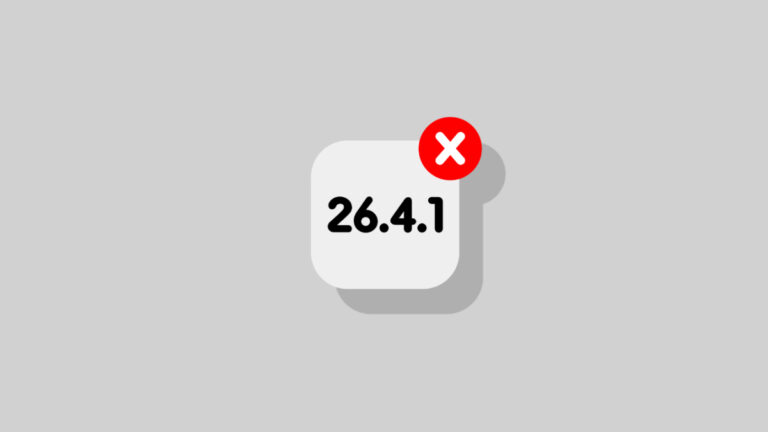 Apple Stops Signing iOS 26.4.1 and iPadOS 26.4.1