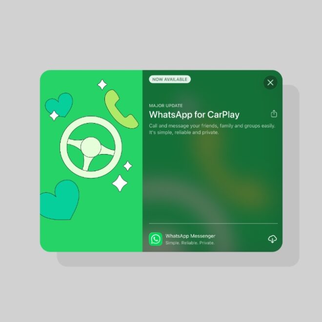 WhatsApp for CarPlay Gets Major Redesign Update