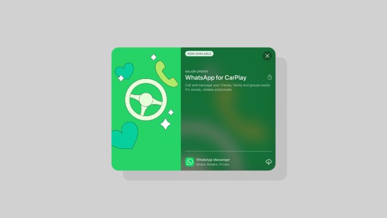 WhatsApp for CarPlay Gets Major Redesign Update