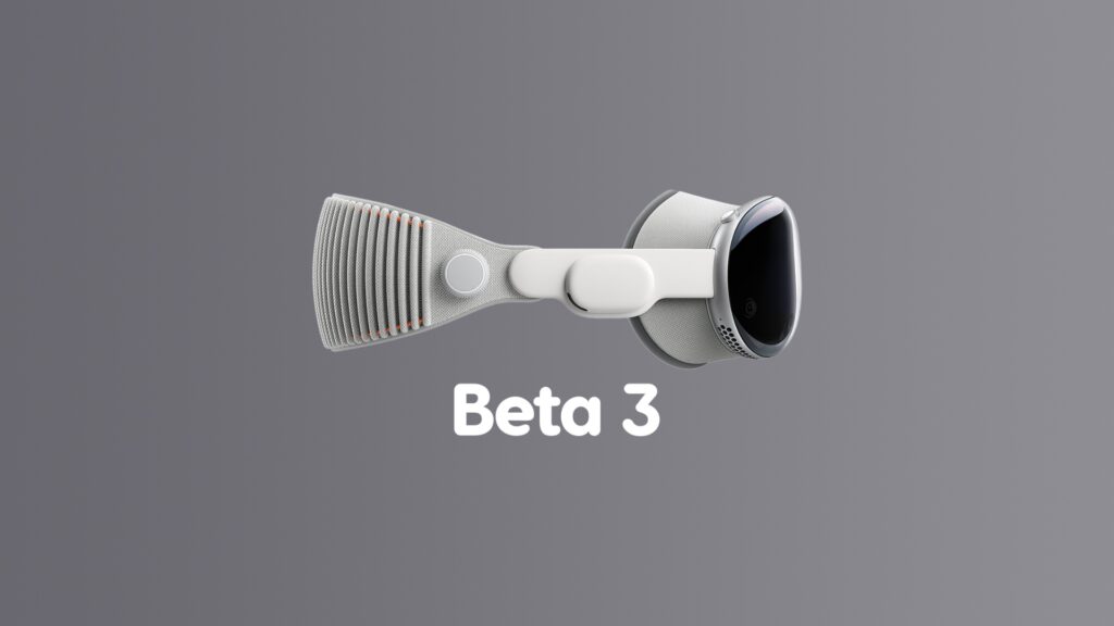 Download visionOS 27 beta 3 update
