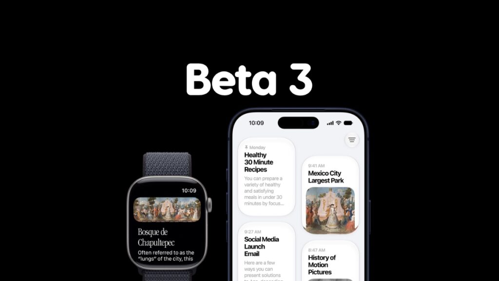 Download watchOS 27 beta 3 update