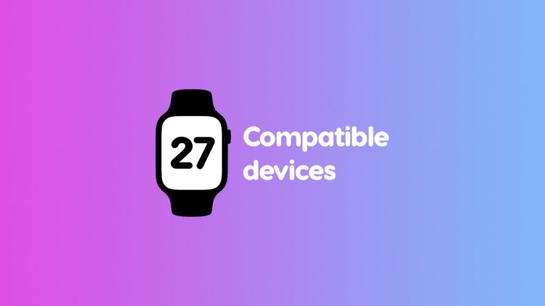 Apple Watch Models Compatible with watchOS 27 Update