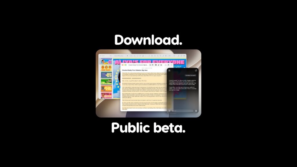 Download macOS 27 public beta