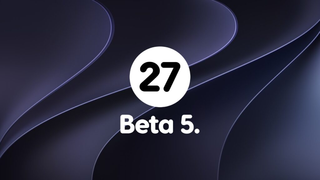 Download macOS 27 developer beta 5
