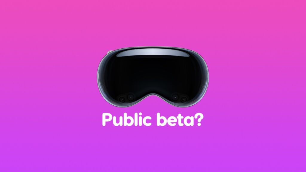 No official visionOS 27 public beta