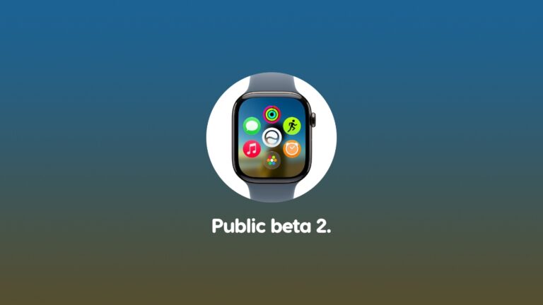 Download watchOS 27 Public Beta 2 on Apple Watch