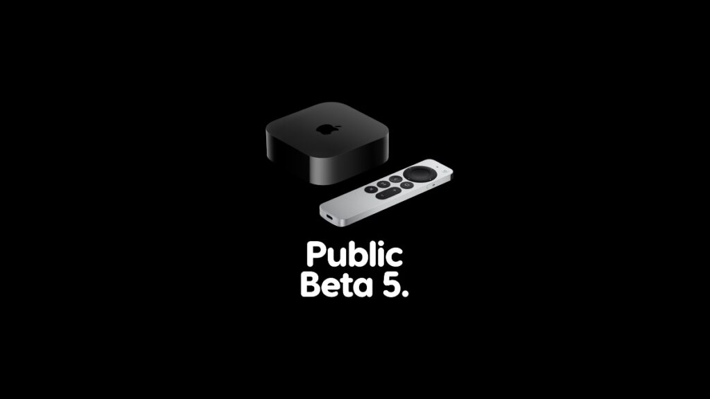 Download tvOS 27 public beta 5 update