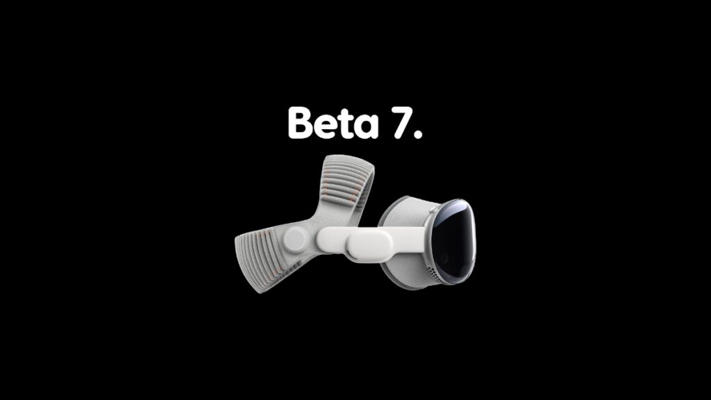 Download visionOS 27 beta 7 update