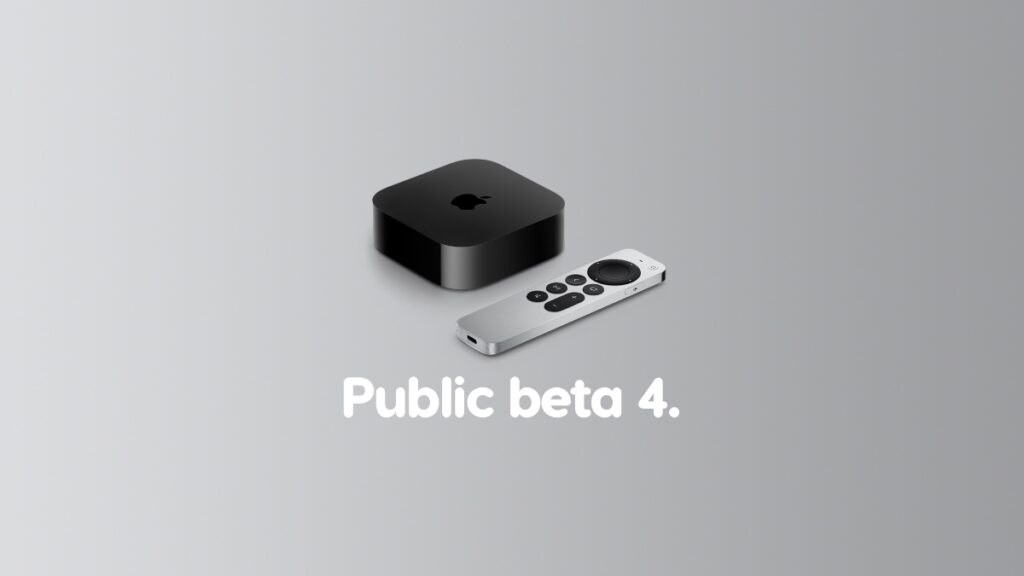 Download tvOS 27 public beta 4 update