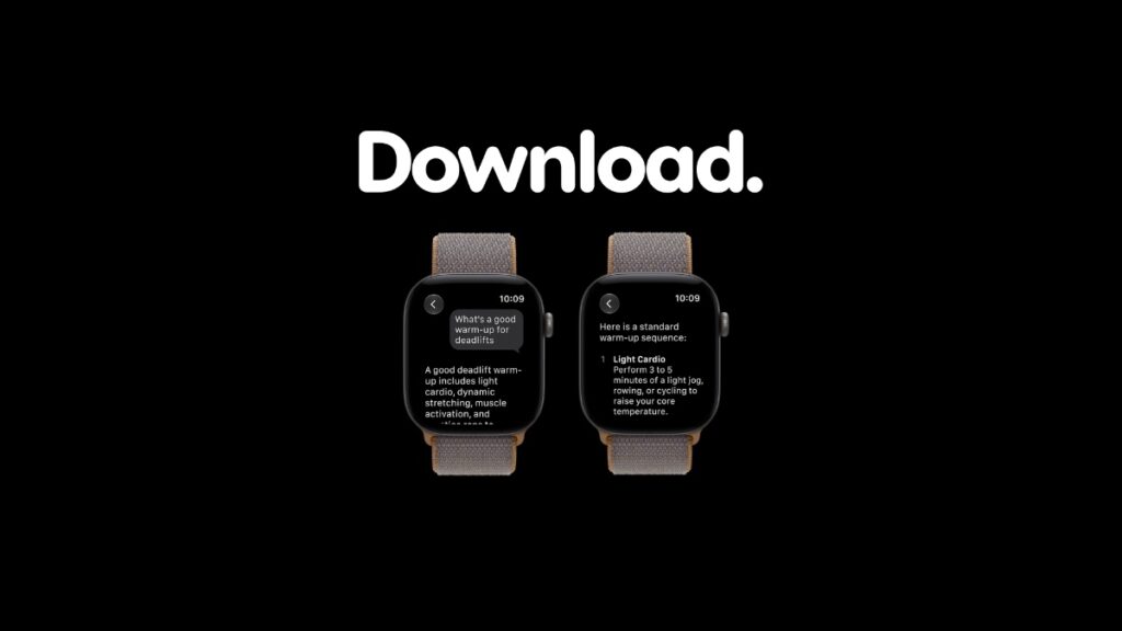 Download final version of watchOS 27